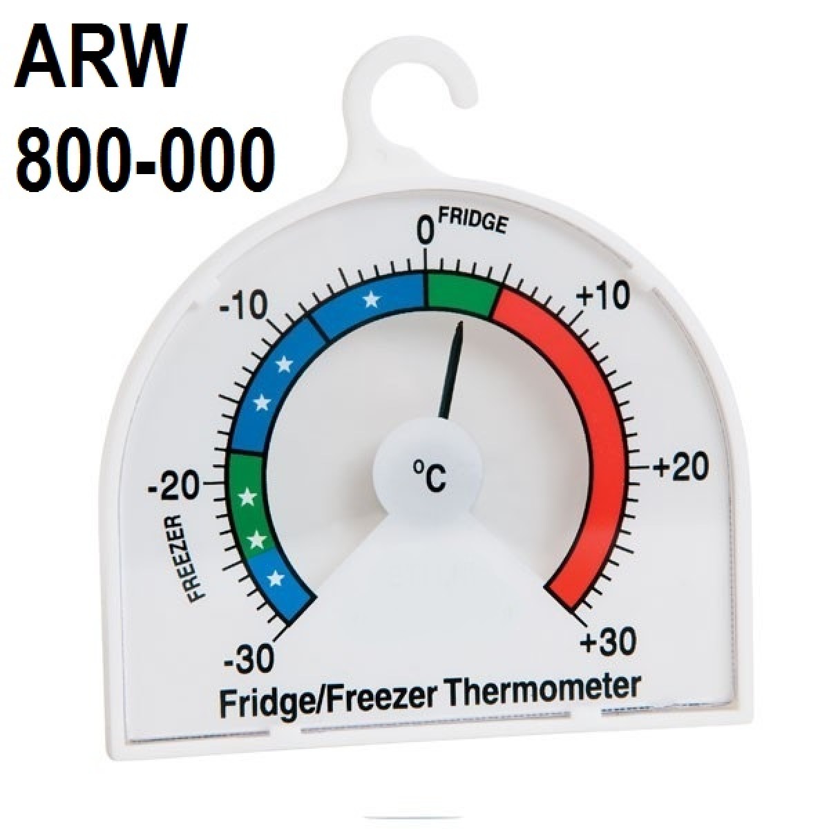 Xavax Termometro Digitale Per Frigo E Freezer – Display Ampio, Magnetizzato, Commutabile °C/°F